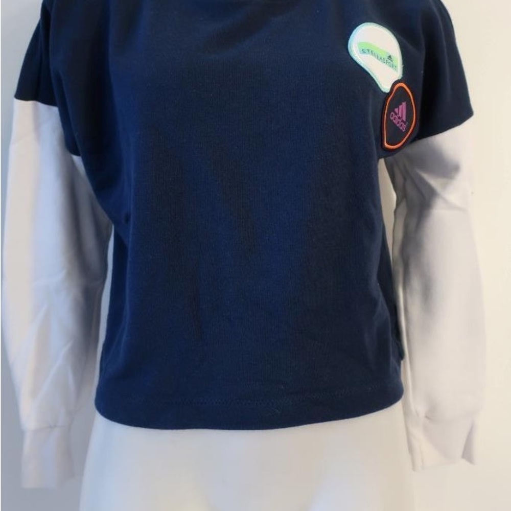 Stella McCartney Women’s blue and white designer sweatshirt adidas
